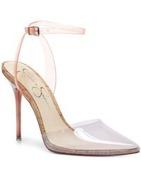 jessica simpson lucite pumps