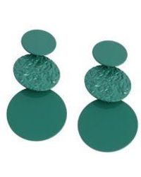 SOH - Dented Drop Earrings - Lyst