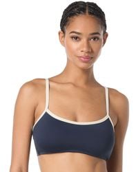 Kate Spade - Kate Spade Contrast-trim Bralette Bikini Top - Lyst