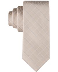 Calvin Klein - Etched Windowpane Tie - Lyst