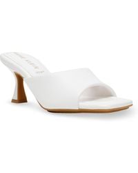 Anne Klein - Jerilyn Square Toe Mule Dress Sandals - Lyst