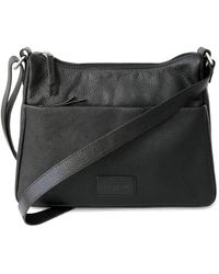 Club Rochelier - Ladies Leather Medium Multi Zip Crossbody Bag - Lyst