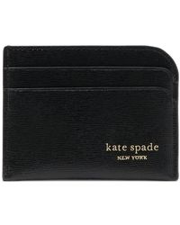 Kate Spade - Devin Saffiano Leather Card Holder - Lyst