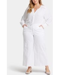 NYDJ - Plus Size Mona Wide Leg Trouser Ankle Jeans - Lyst