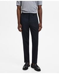 Mango - Stretch Fabric Super Slim-fit Suit Pants - Lyst
