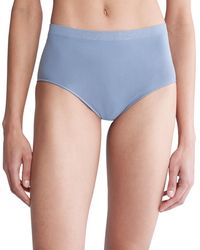 Calvin Klein - Bonded Flex Seamless High-rise Bikini Brief Underwear Qd5160 - Lyst