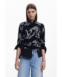 Desigual - Fine Lettering Sweater - Lyst