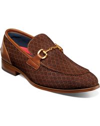 Stacy Adams - Brinkley Moc Toe Metal Bit Slip On Shoe - Lyst