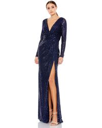 Mac Duggal - Ieena Sequined Long Sleeve Gown - Lyst