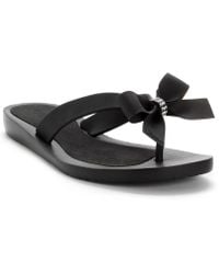 guess black flat sandals