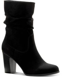Details about   Style & Co Women's Jamila Zip Ankle Booties Wide Barrel Pick A Size NEW 