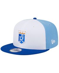 KTZ - White/light Blue Kansas City Royals 2024 Batting Practice 9fifty Snapback Hat - Lyst