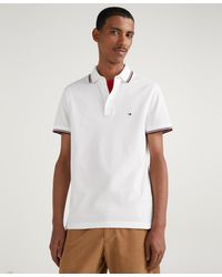 Tommy Hilfiger - Slim-fit 1985 Red & Blue Polo Shirt - Lyst
