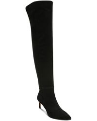 Satin Stretch Over-the-knee Dress Boots 