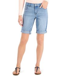 Style \u0026 Co. Cuffed Denim Skimmer Shorts 