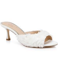 Badgley Mischka - Scarlet Dress Slides Sandals - Lyst