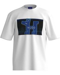 BOSS - Hugo By Logo Dog T-shirt - Lyst