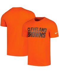 Nike - Cleveland Browns Primetime Wordmark Essential T-shirt - Lyst
