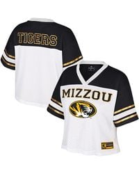 Colosseum Athletics - Missouri Tigers Treasure Cropped Football Jersey - Lyst