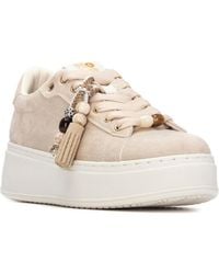 Xti - Refresh Collection Platform Faux Suede Sneakers - Lyst