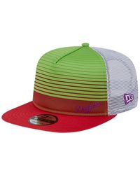 KTZ - Los Angeles Dodgers Neon Horizon A-frame Trucker 9fifty Snapback Hat - Lyst