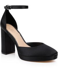 Badgley Mischka - Stephanie Closed Toe Platform Pumps - Lyst