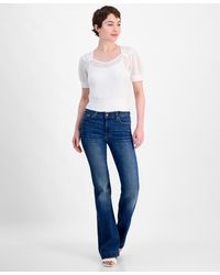 7 For All Mankind - Dojo Tailorless Flare-leg Jeans - Lyst