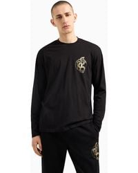 ARMANI EXCHANGE - | Cotton Grphic Long-sleeve T-shirt - Lyst