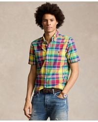 Polo Ralph Lauren - Classic-fit Yarn-dyed Plaid Cotton Oxford Button-down Shirt - Lyst