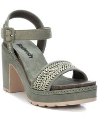 Xti - Heeled Suede Sandals By - Lyst