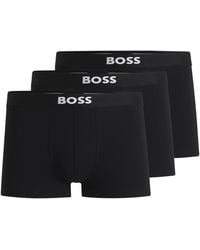 BOSS - Boss By 3-pack Icon Logo Trunks - Lyst