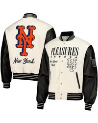 Pleasures - New York Mets Full-snap Varsity Jacket - Lyst