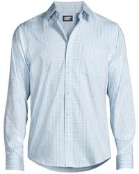 Lands' End - Traditional Fit Long Sleeve Travel Kit Shirt - Lyst