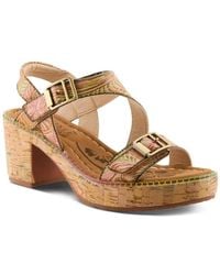 L'ARTISTE - Jess Wedge Sandal - Lyst
