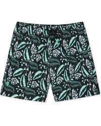 Sunset and Vine - Sunset And Vines Floral Woven Swim Trunks - Lyst