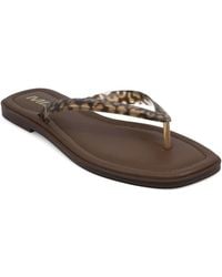 MIA - Trixie Slip-on Flat Thong Sandals - Lyst