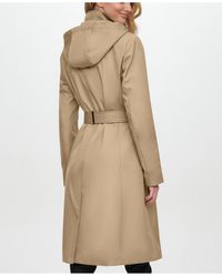 calvin klein trench coat with hood
