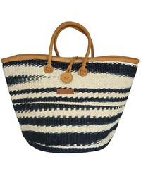 Sawa Sawa - Balance Art Handmade Sisal Straw Basket Tote Bag - Lyst