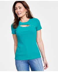 INC International Concepts - Fitted Cutout Top - Lyst