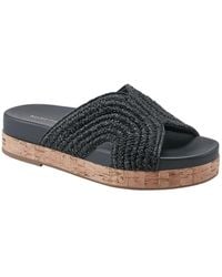 Marc Fisher - Erim Woven Slip-on Flatform Sandals - Lyst