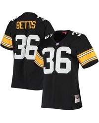 Mitchell & Ness Jerome Bettis Black Pittsburgh Steelers 1996 Legacy Replica Jersey
