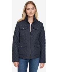 Nautica - Solid Quilted Jacket - Lyst