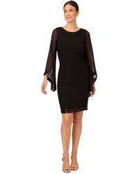 Adrianna Papell - Banded Short Dress - Lyst