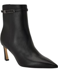 Calvin Klein - Alenna Buckle Strap Stiletto Booties - Lyst