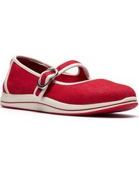 Clarks - Breeze Janey Round Toe Flats - Lyst