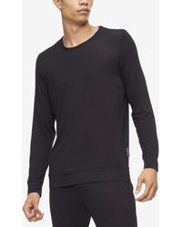 Calvin Klein - Ultra Soft Modern Modal Crewneck Lounge Sweatshirt - Lyst