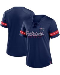 Fanatics - New England Patriots Play Script Lace-up T-shirt - Lyst