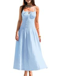 CUPSHE - The Sweetest Thing Blue Maxi Beach Dress - Lyst