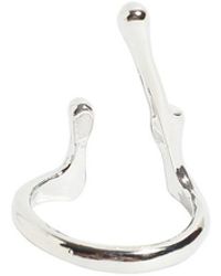 SOH - Minimal Metallic Open Ring - Lyst