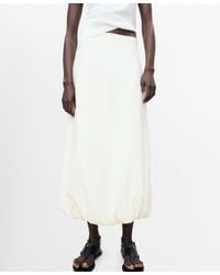 Mango - Long Balloon Skirt - Lyst